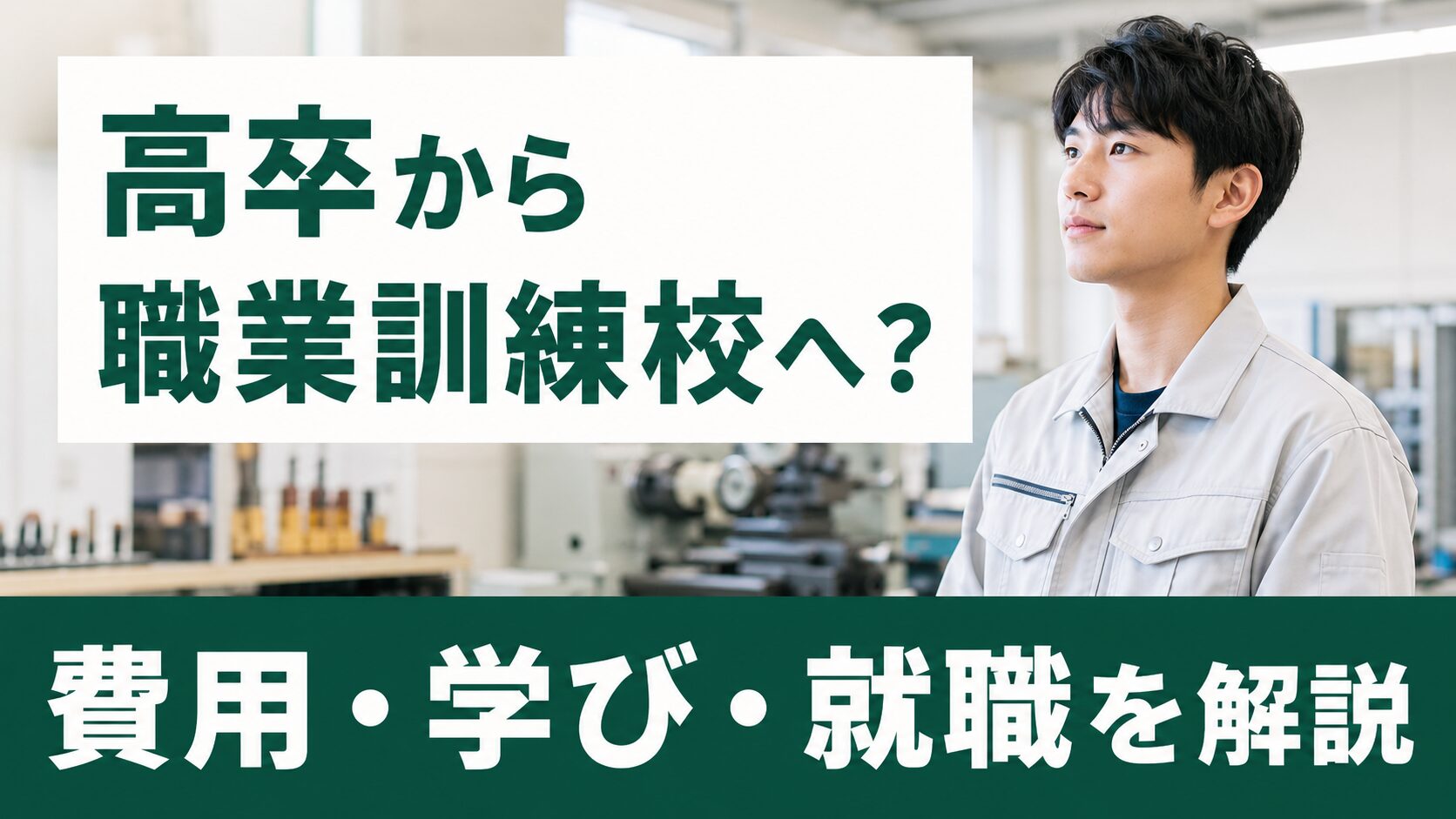 職業訓練校の本当の価値とは?高卒者が知っておくべきメリットとキャリアの可能性