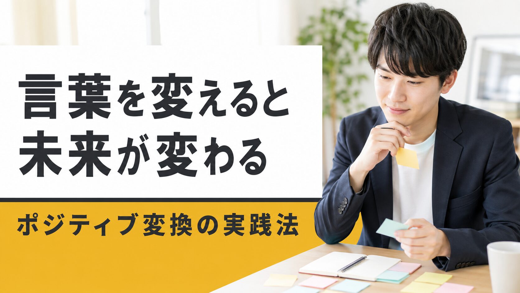言葉を変えるだけで未来が変わる!ポジティブ変換の実践法